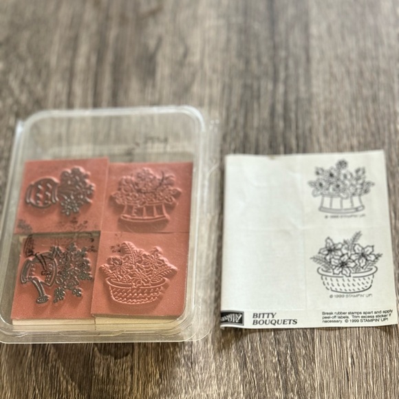 Stampin Up! 1999 Bitty Bouquets kit, set of 4 - Picture 2 of 2